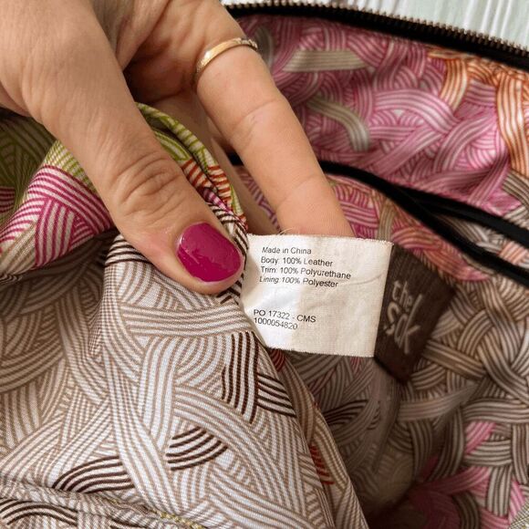 The Sak Palermo Top Grain Black Leather Shoulder Bag Tote Medium - Picture 10 of 11